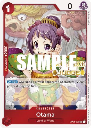 Otama (Judge) (OP01-006) - One Piece Promotion Cards Foil [Promo]