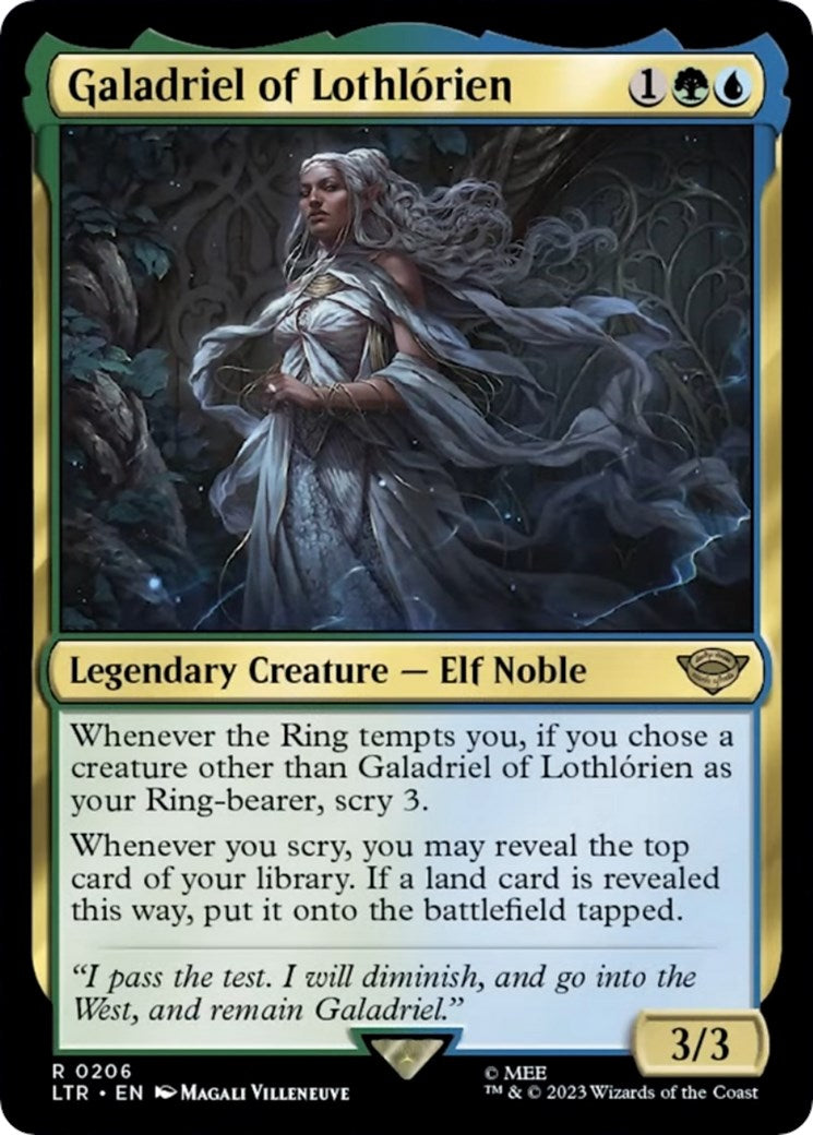 Galadriel of Lothlórien (LTR-206) - The Lord of the Rings: Tales of Middle-earth [Rare]