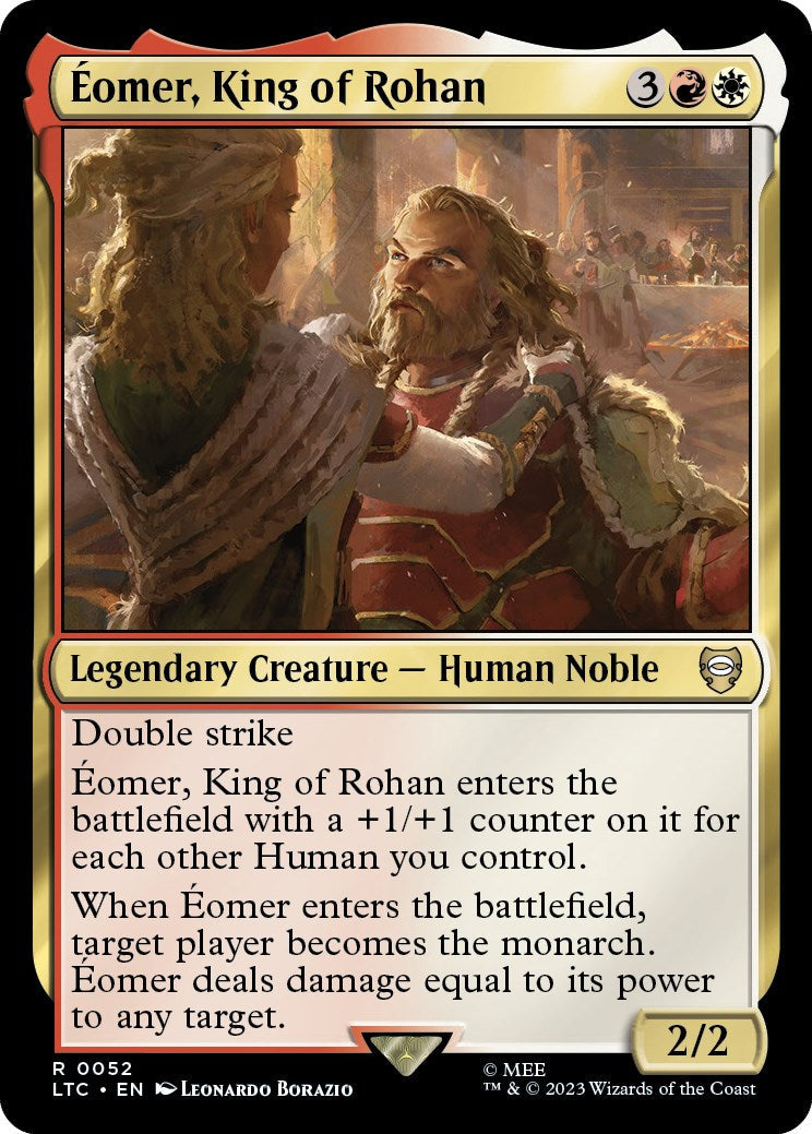 Éomer, King of Rohan (LTC-052) - Tales of Middle-earth Commander [Rare]