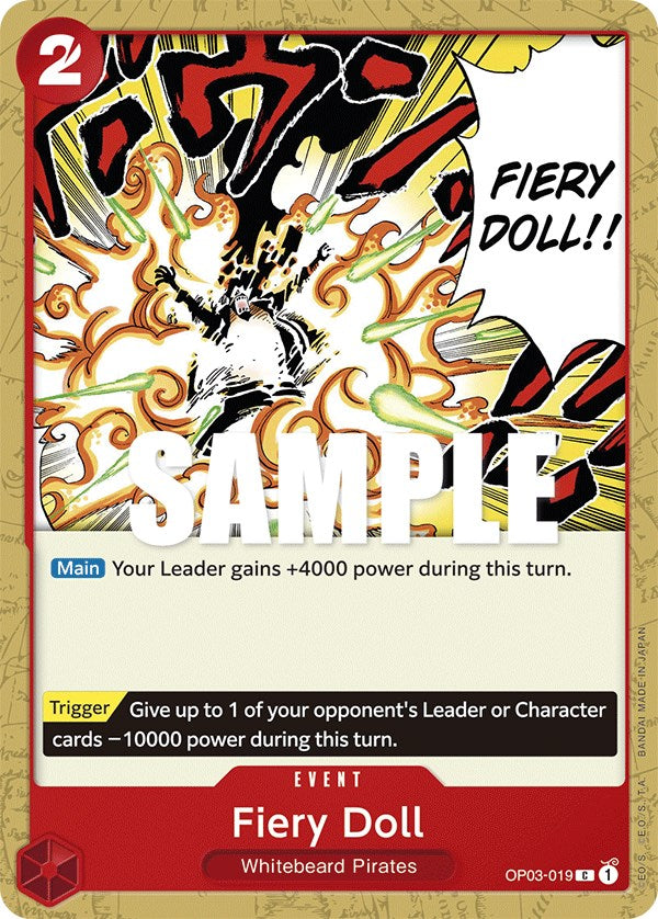 Fiery Doll (OP03-019) - Pillars of Strength  [Common]