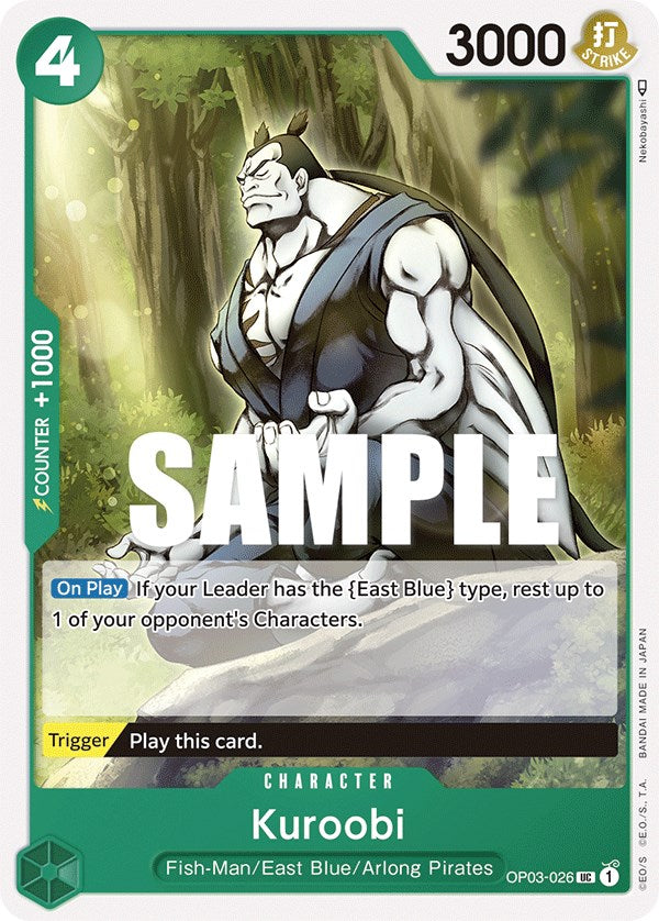 Kuroobi (OP03-026) - Pillars of Strength  [Uncommon]