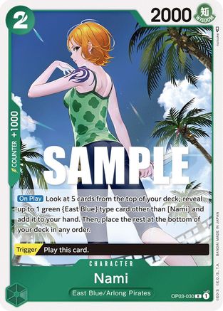 Nami (030) (OP03-030) - Pillars of Strength Foil [Rare]