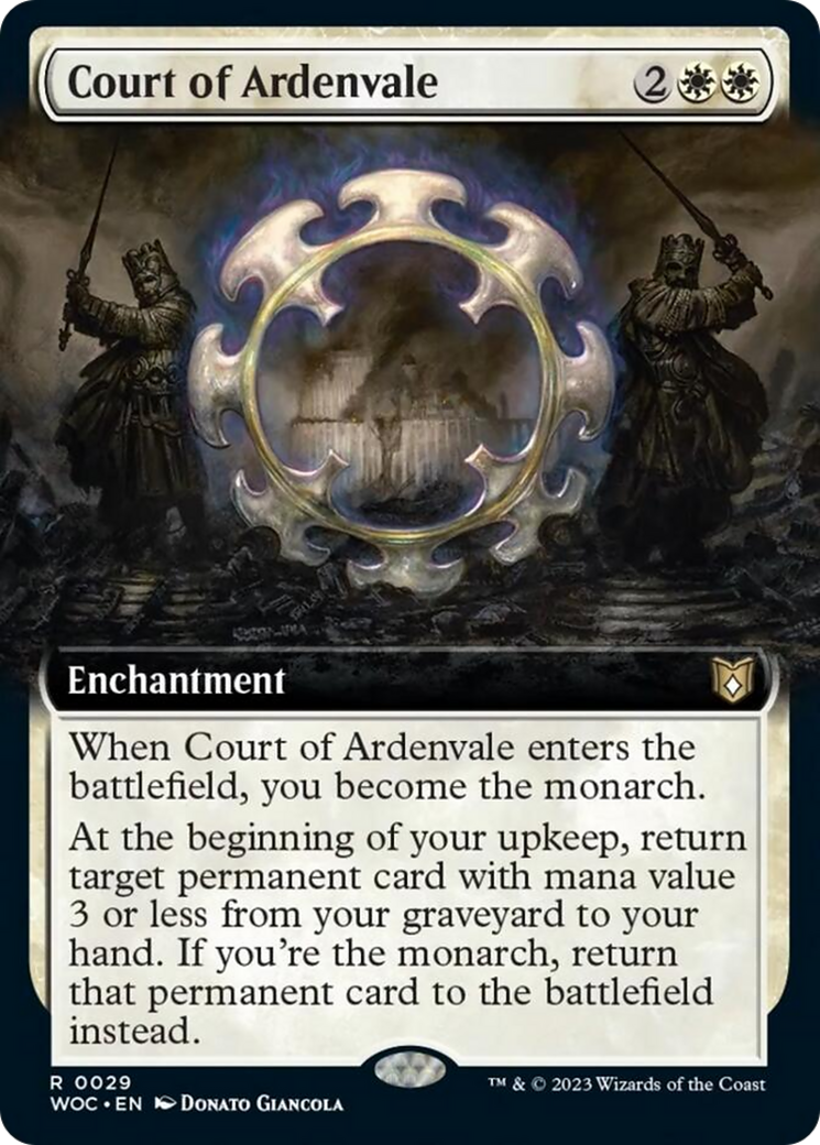 Court of Ardenvale (WOC-029) - Wilds of Eldraine Commander: (Extended Art) [Rare]