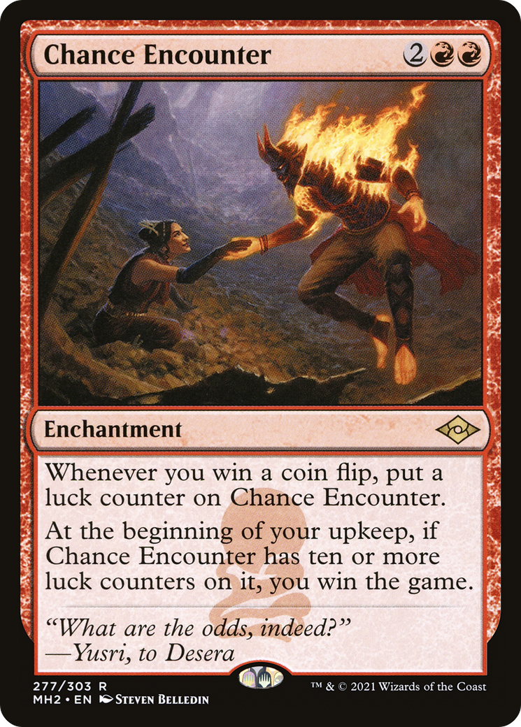 Chance Encounter (MH2-277) - Modern Horizons 2 Etched Foil [Rare]