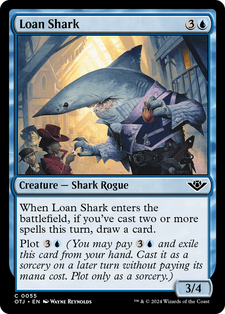 Loan Shark (OTJ-055) - Outlaws of Thunder Junction Foil [Common]