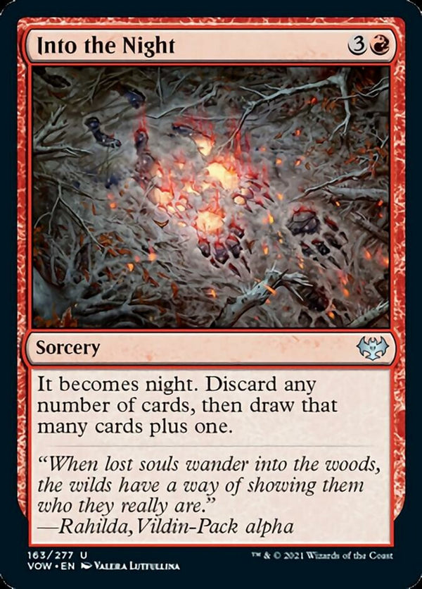 Into the Night (VOW-163) - Innistrad: Crimson Vow [Uncommon]