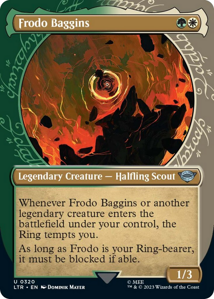 Frodo Baggins (LTR-320) - The Lord of the Rings: Tales of Middle-earth: (Showcase) (Borderless) [Uncommon]