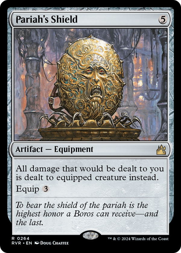 Pariah's Shield (RVR-264) - Ravnica Remastered [Rare]