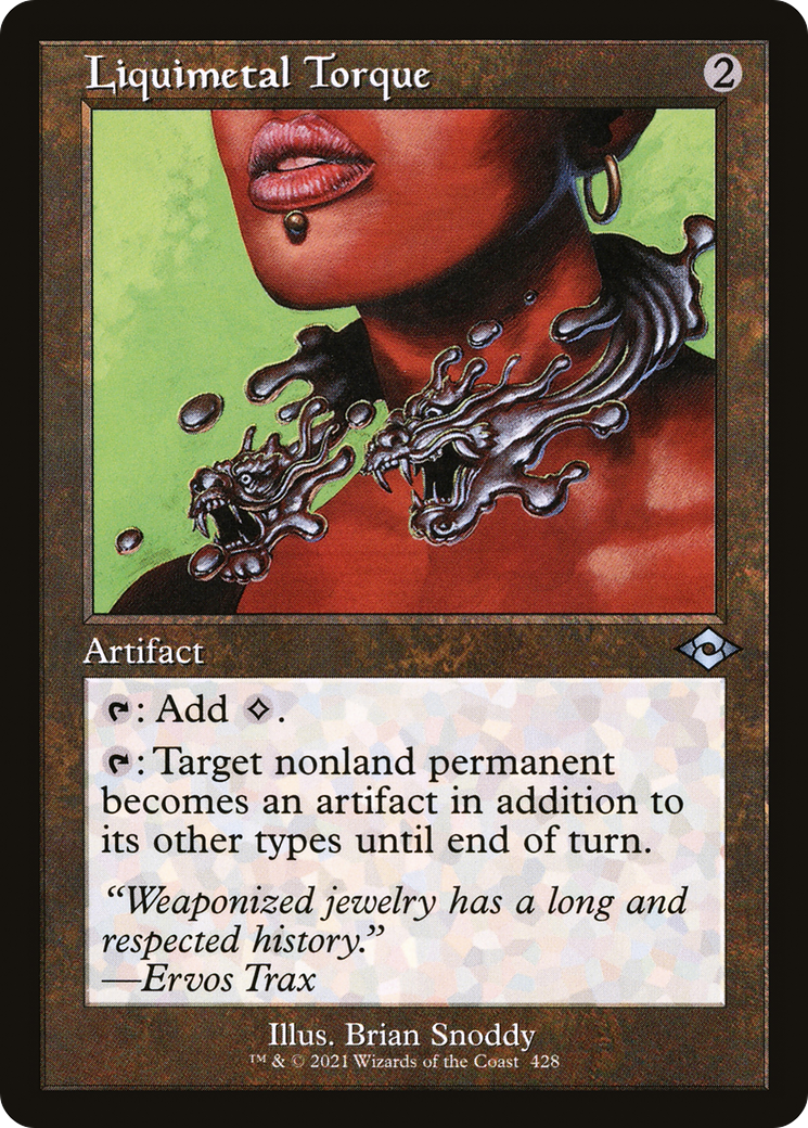 Liquimetal Torque (MH2-428) - Modern Horizons 2 [Uncommon] Retro Frame