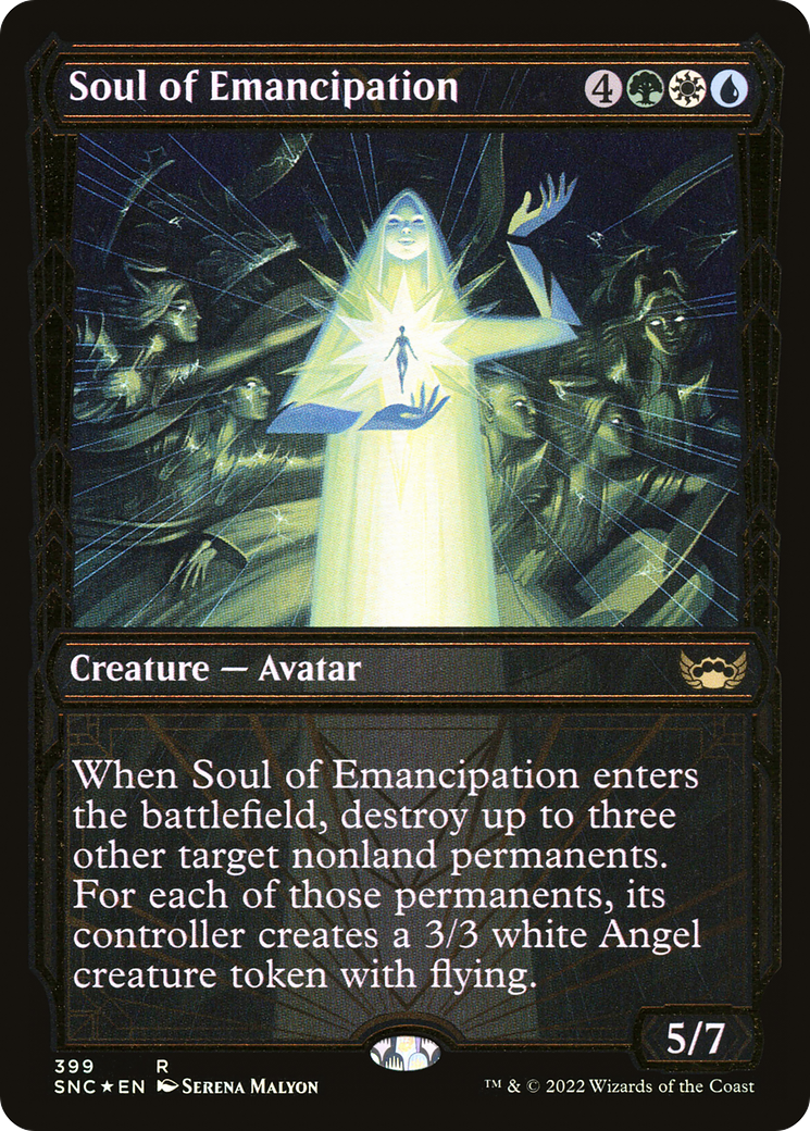 Soul of Emancipation (SNC-399) - Streets of New Capenna: (Showcase) Foil [Rare]