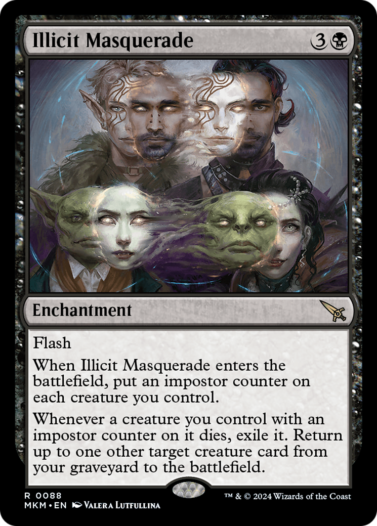 Illicit Masquerade (MKM-088) - Murders at Karlov Manor [Rare]