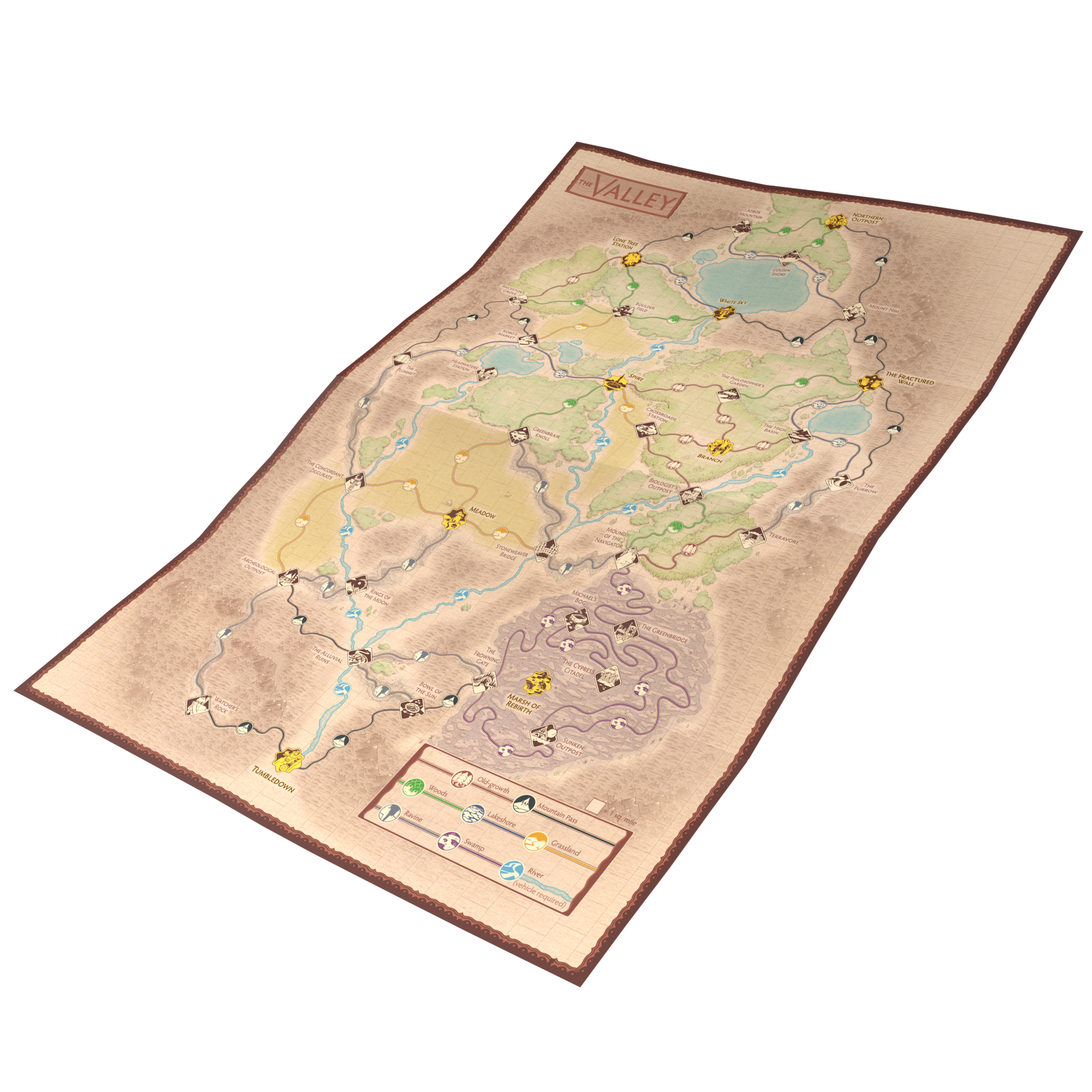 Earthborne Rangers: Valley Trail Map