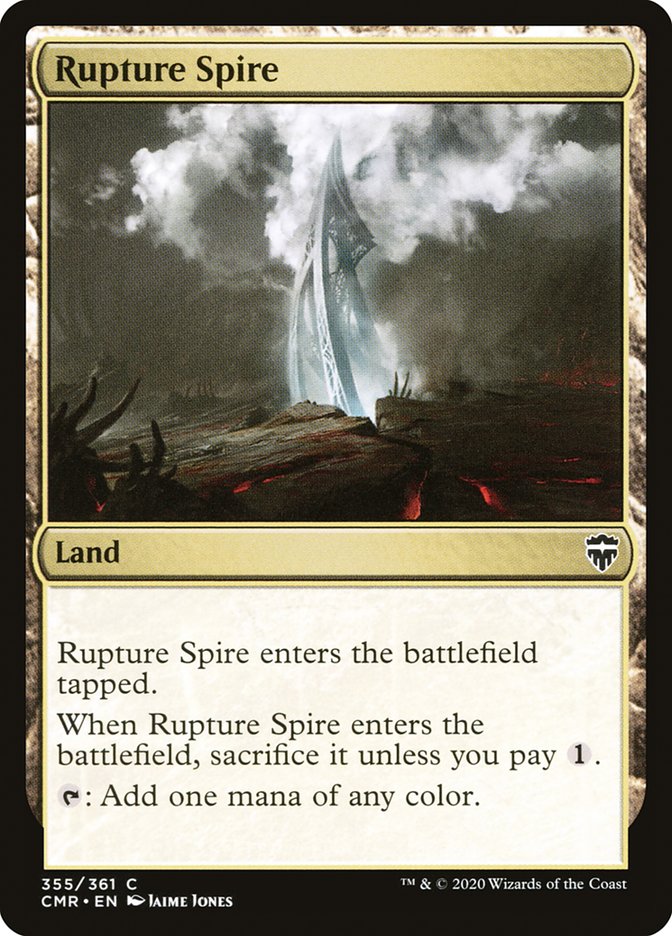 Rupture Spire (CMR-355) - Commander Legends [Common]