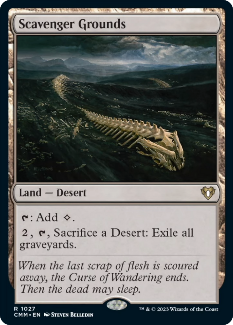 Scavenger Grounds (CMM-1027) - Commander Masters [Rare]