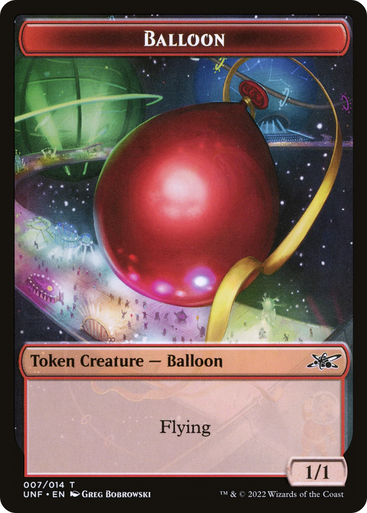 Balloon (TUNF-007) - Unfinity Tokens Foil [Common]