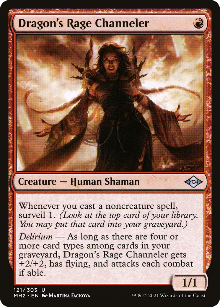 Dragon's Rage Channeler (MH2-121) - Modern Horizons 2 Foil [Uncommon]
