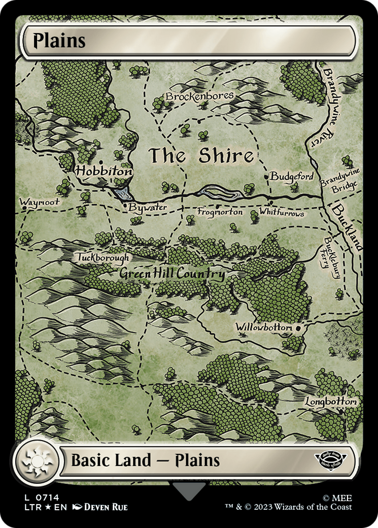 Plains (LTR-714) - The Lord of the Rings: Tales of Middle-earth Surge Scroll Foil [Common]