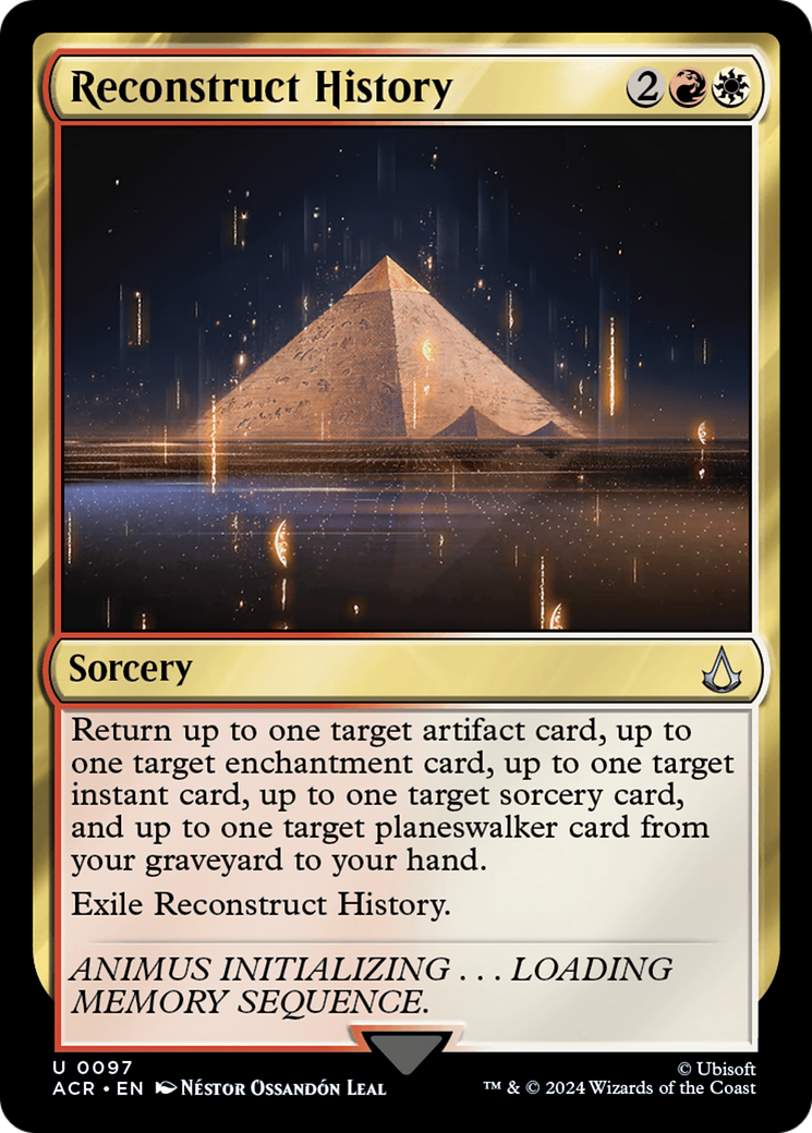 Reconstruct History (ACR-097) - Assassin's Creed [Uncommon]