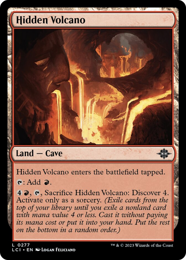Hidden Volcano (LCI-277) - The Lost Caverns of Ixalan [Common]