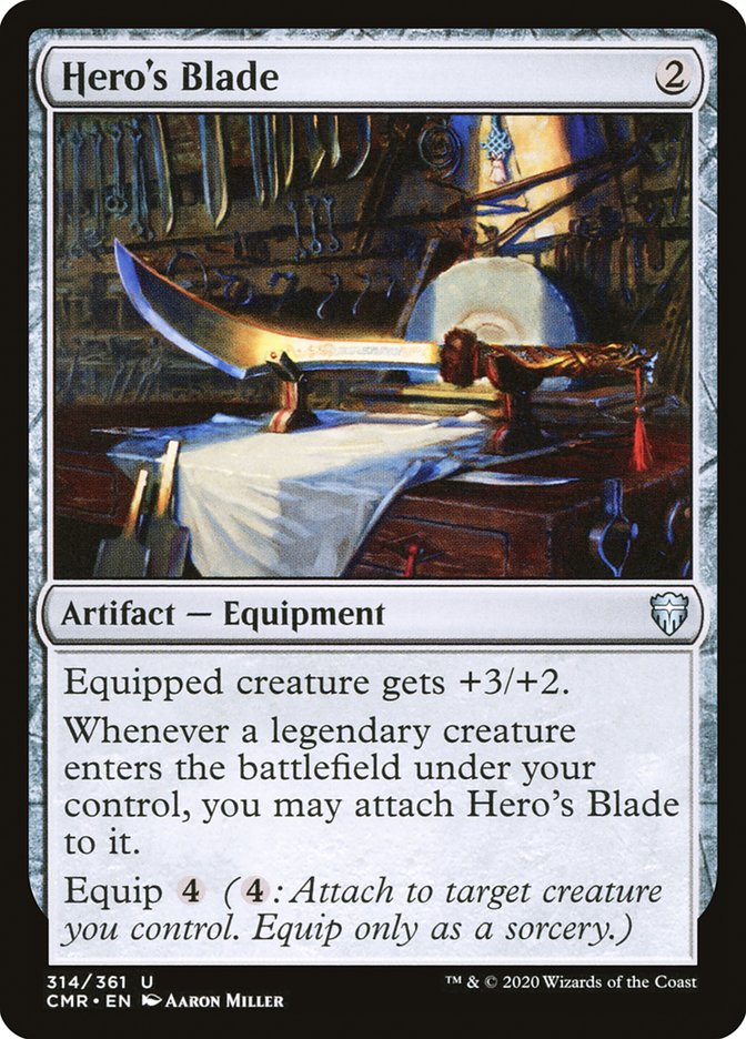 Hero's Blade (CMR-314) - Commander Legends [Uncommon]