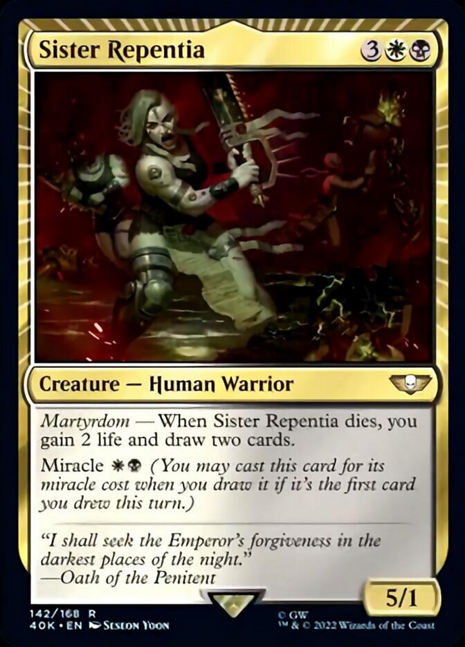 Sister Repentia (40K-142) - Warhammer 40,000 Commander [Rare]