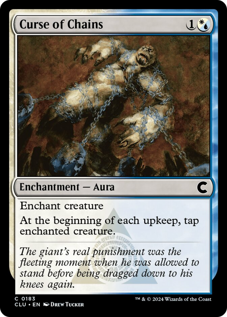 Curse of Chains (CLU-183) - Ravnica: Clue Edition [Common]