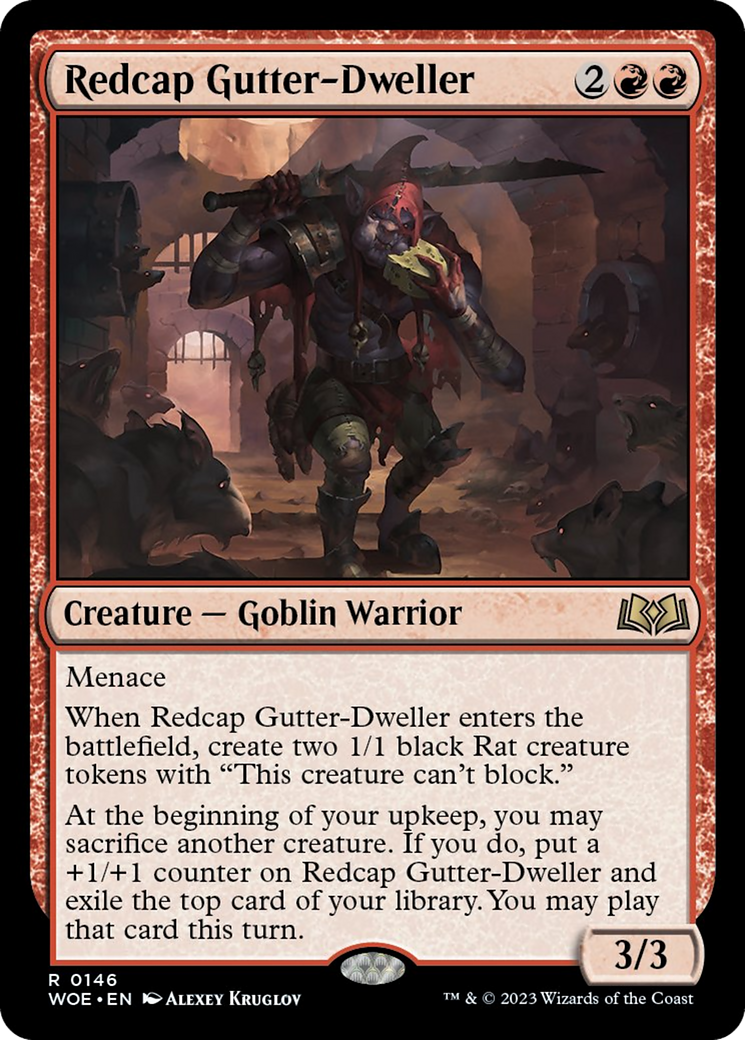 Redcap Gutter-Dweller (WOE-146) - Wilds of Eldraine [Rare]