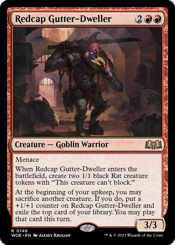 Redcap Gutter-Dweller (WOE-146) - Wilds of Eldraine [Rare]