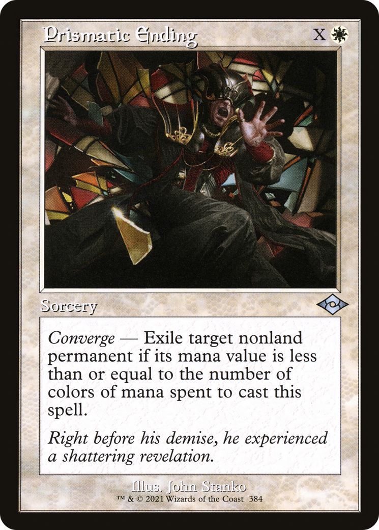 Prismatic Ending (MH2-384) - Modern Horizons 2 [Uncommon] Retro Frame