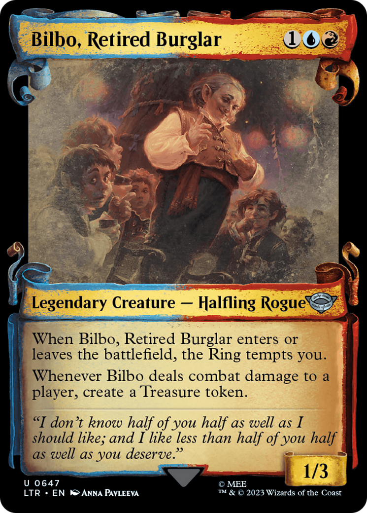 Bilbo, Retired Burglar (LTR-647) - The Lord of the Rings: Tales of Middle-earth: (Showcase) Scroll [Uncommon]