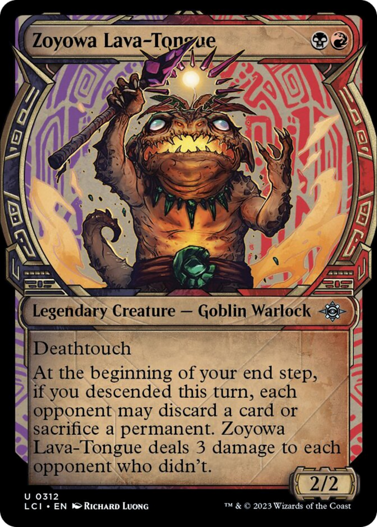 Zoyowa Lava-Tongue (LCI-312) - The Lost Caverns of Ixalan: (Showcase) [Uncommon]