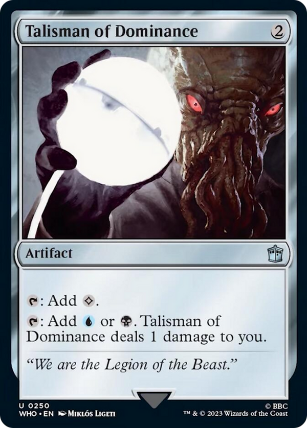 Talisman of Dominance (WHO-250) - Doctor Who [Uncommon]