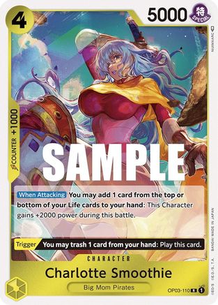 Charlotte Smoothie (OP03-110) - Pillars of Strength Foil [Rare]