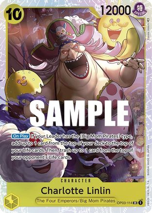 Charlotte Linlin (114) (OP03-114) - Pillars of Strength Foil [Super Rare]