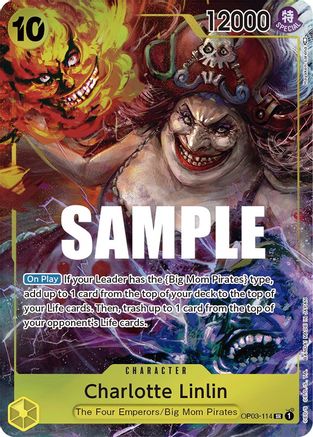 Charlotte Linlin (114) (Alternate Art) (OP03-114) - Pillars of Strength Foil [Super Rare]