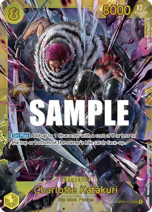 Charlotte Katakuri (123) (OP03-123) - Pillars of Strength Foil [Secret Rare]