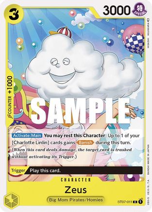 Zeus (ST07-011) - Starter Deck 7: Big Mom Pirates  [Common]