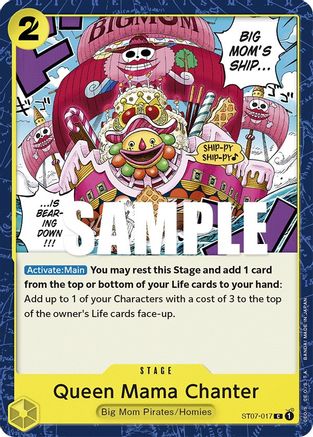 Queen Mama Chanter (ST07-017) - Starter Deck 7: Big Mom Pirates  [Common]