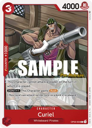 Curiel (OP03-004) - Pillars of Strength Pre-Release Cards  [Common]