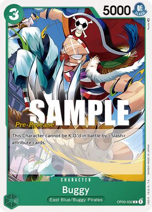 Buggy (032) (OP03-032) - Pillars of Strength Pre-Release Cards  [Common]