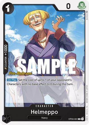 Helmeppo (OP03-091) - Pillars of Strength Pre-Release Cards  [Common]