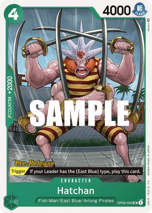 Hatchan (OP03-033) - Pillars of Strength Pre-Release Cards  [Uncommon]