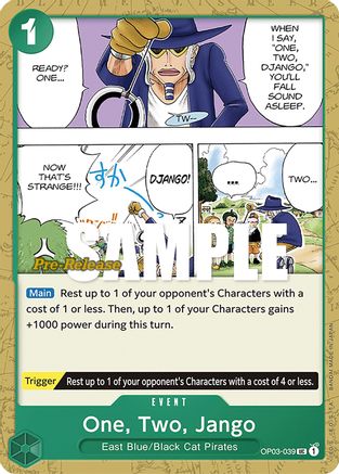 One, Two, Jango (OP03-039) - Pillars of Strength Pre-Release Cards  [Uncommon]