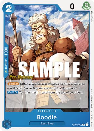 Boodle (OP03-050) - Pillars of Strength Pre-Release Cards  [Uncommon]