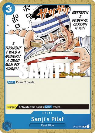 Sanji's Pilaf (OP03-056) - Pillars of Strength Pre-Release Cards  [Uncommon]