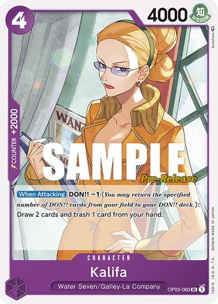 Kalifa (OP03-060) - Pillars of Strength Pre-Release Cards  [Uncommon]