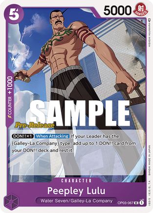 Peepley Lulu (OP03-067) - Pillars of Strength Pre-Release Cards  [Uncommon]