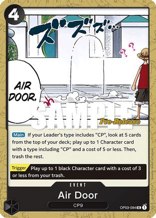 Air Door (OP03-094) - Pillars of Strength Pre-Release Cards  [Uncommon]