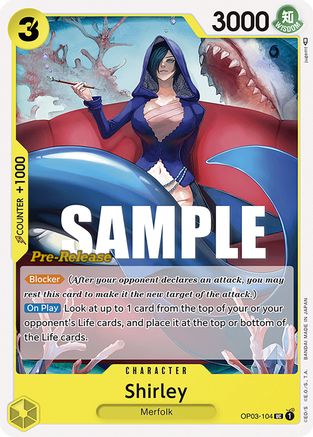 Shirley (OP03-104) - Pillars of Strength Pre-Release Cards  [Uncommon]