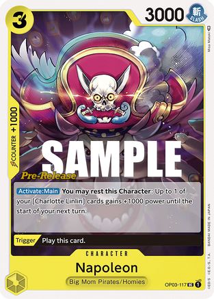 Napoleon (OP03-117) - Pillars of Strength Pre-Release Cards  [Uncommon]